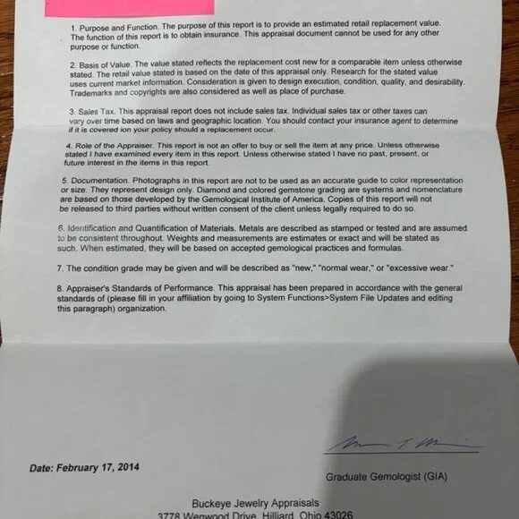 14 karat gold ladies wedding ring set - Picture 3 of 9